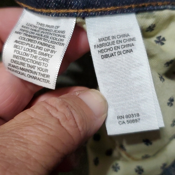 Lucky brand 221 straight medium wash denim jeans - Picture 6 of 12
